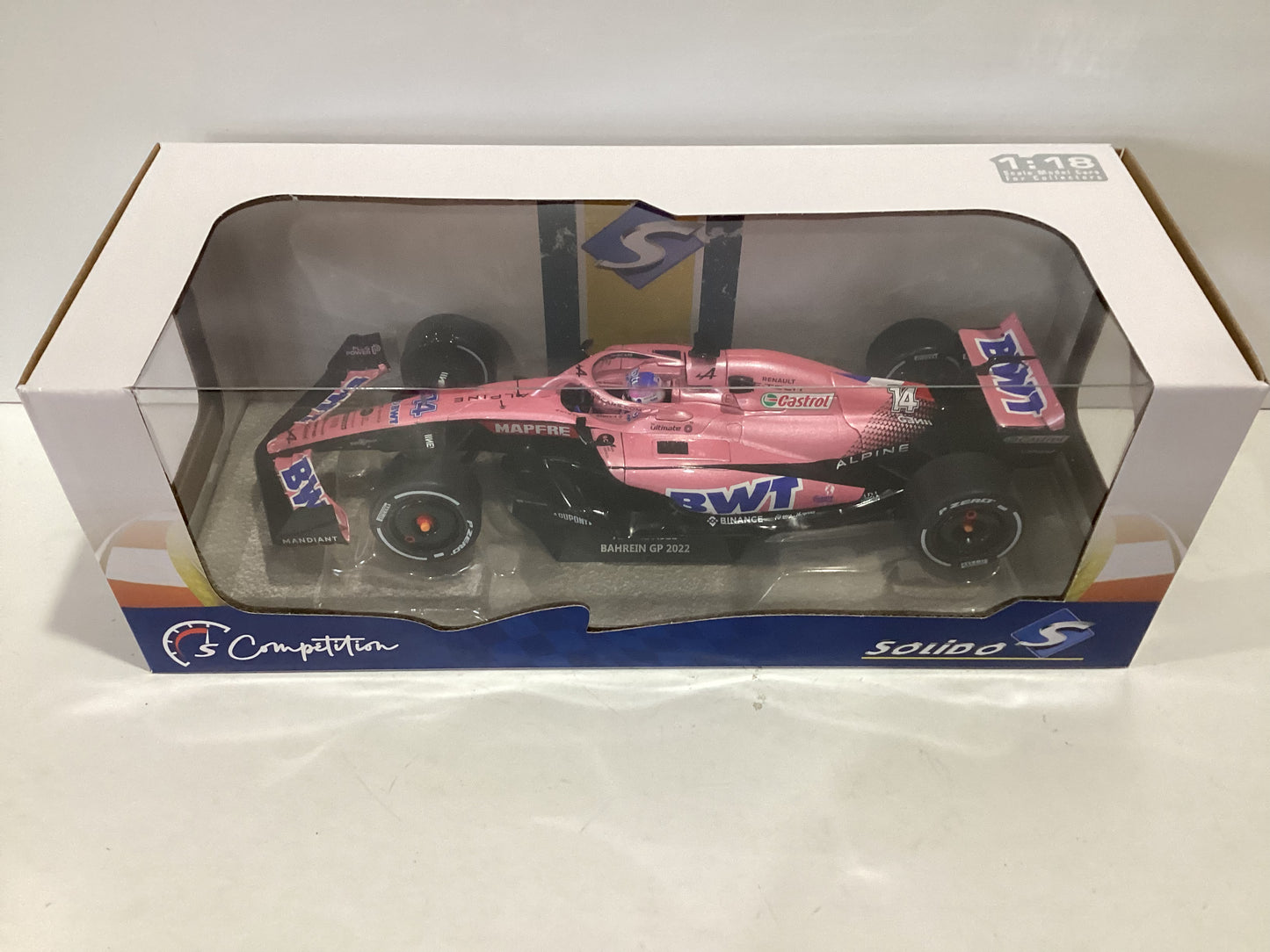 1/18 Solido Formula 1 Alpine A522 Bahrein GP 2022