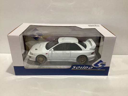 1/18 Solido 1998 White Subaru Impreza 22B