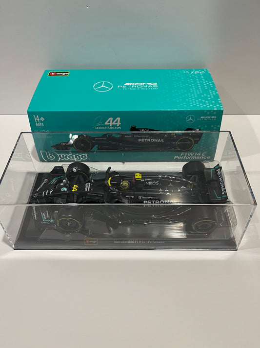 1/24 Burago #44 Lewis Hamilton Petronas F1W14 E Performance