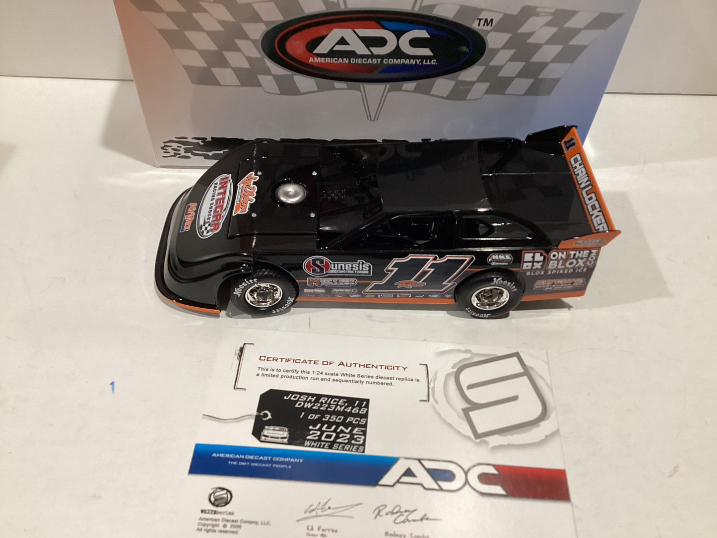 1/24 ADC 2023 #11 Josh Rice On the Blox Dirt Late Model