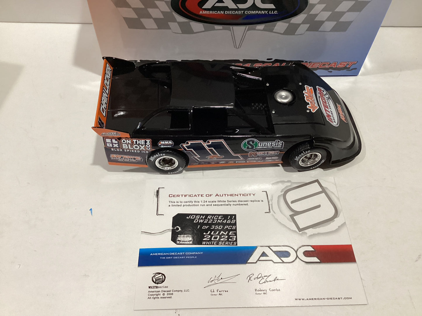 1/24 ADC 2023 #11 Josh Rice On the Blox Dirt Late Model