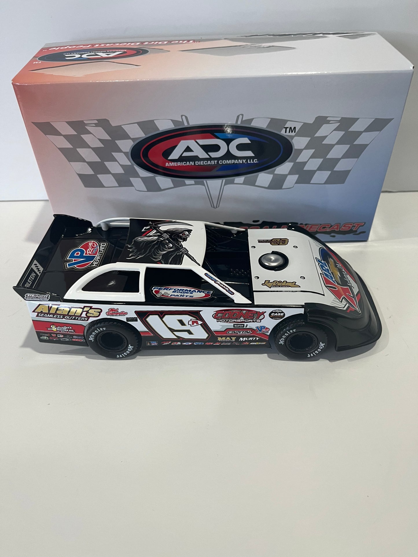 1/24 ADC Ryan Gustin #19R Cooney Motorsports 2024 Dirt Late Model