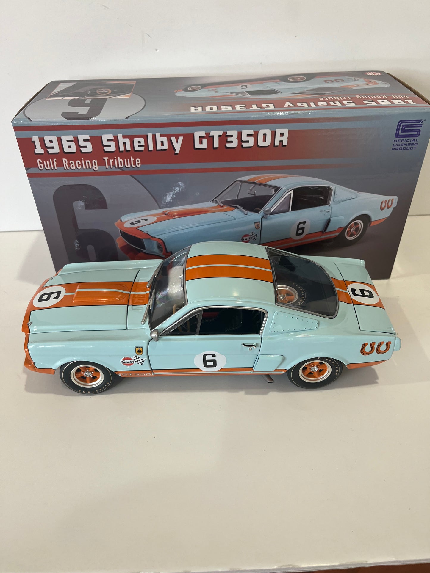 1/18 ACME 1965 Shelby GT350A Gulf Racing Tribute