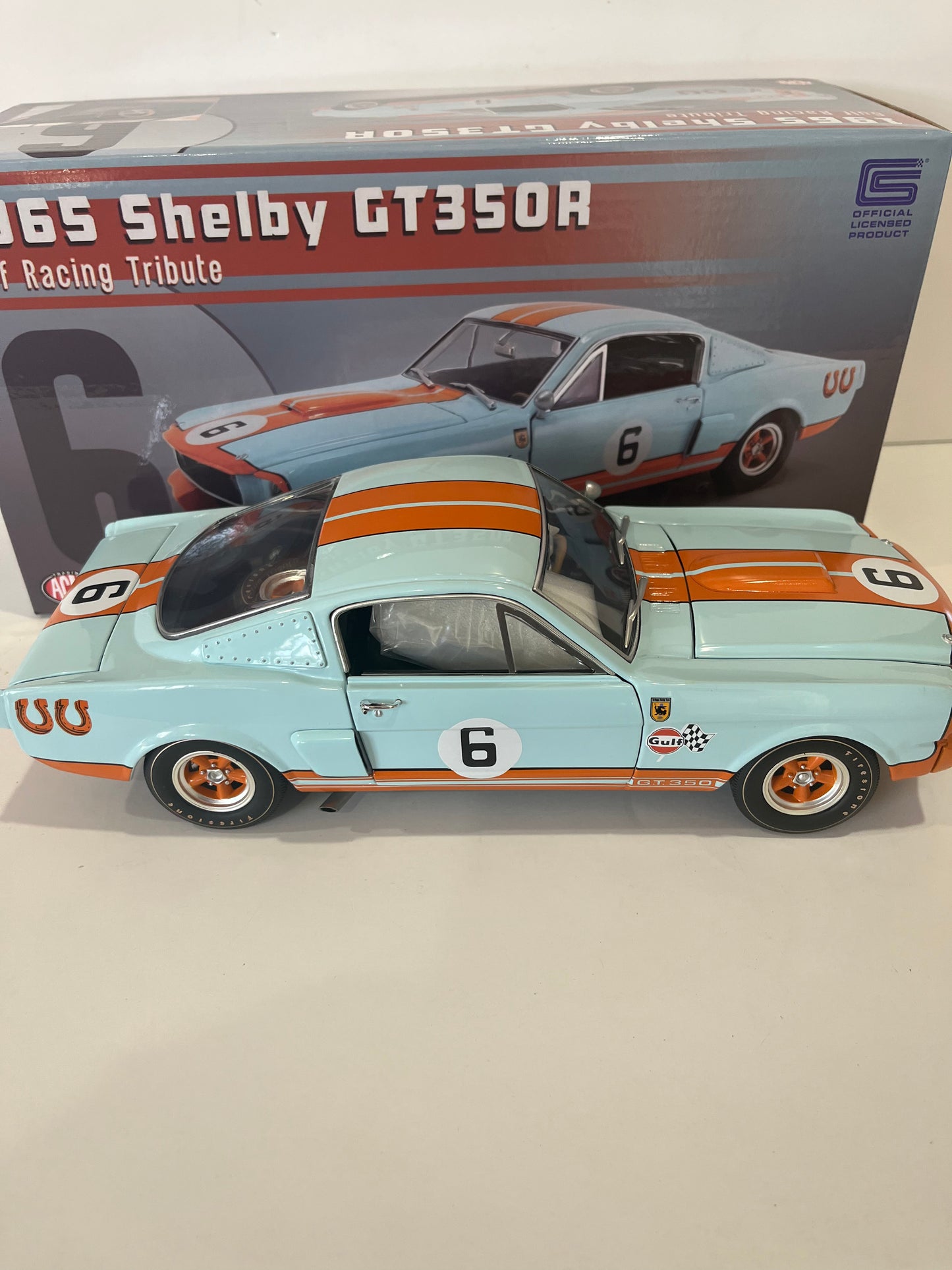 1/18 ACME 1965 Shelby GT350A Gulf Racing Tribute