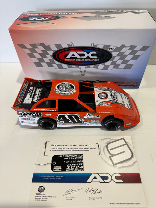 1/24 ADC 2024 #40B Kyle Bronson Racecar Engineering Borchers Equipment Dirt Late Model