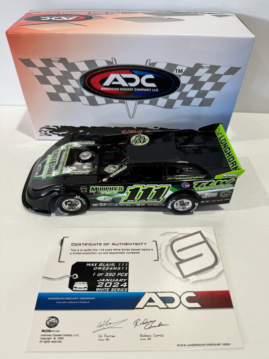 1/24 ADC 2024 #111 Max Blair TLW Transport Longhorn Dirt Late Model