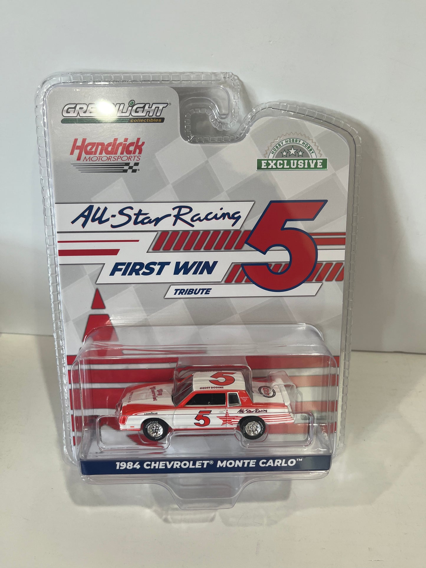 1/64 Greenlight #5 Geoff Bodine 1984 Chevrolet Monte Carlo First Win Tribute