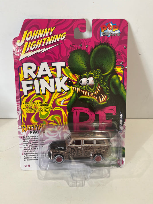 1/64 Johnny Lightning Pop Culture Rat Fink 2024 Chevy 3100