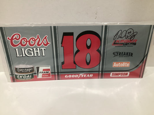 #18 Brad Doty Autographed Sprint Car Wing Panel