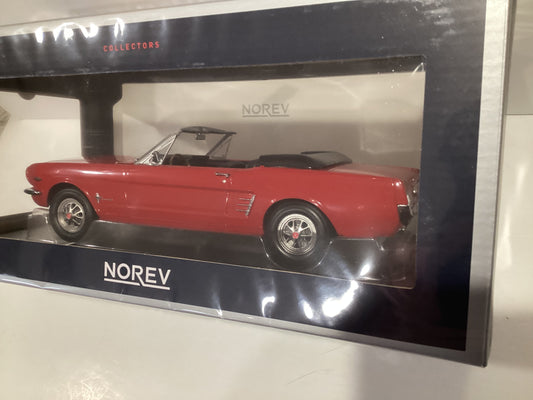 1/18 Norev Ford Mustang Convertible 1966 Red