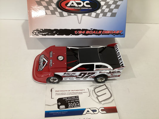 1/24 ADC Cade Dillard #97 S&S Fishing & Rental Jody's Oilfield Service 2024 White Series Dirt Late Model