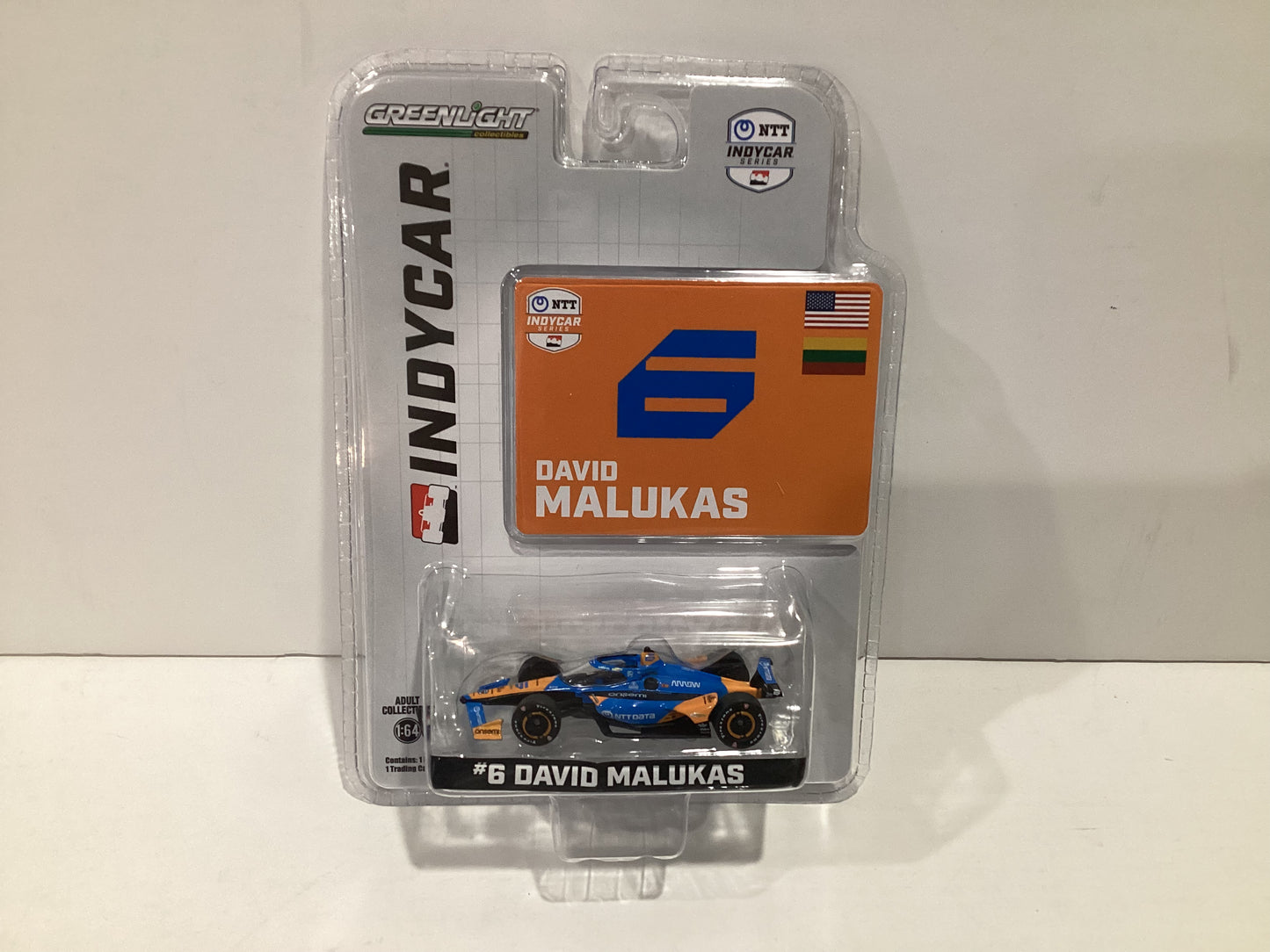 1/64 Greenlight #6 David Malukas NTT Data 2024 Indy Car