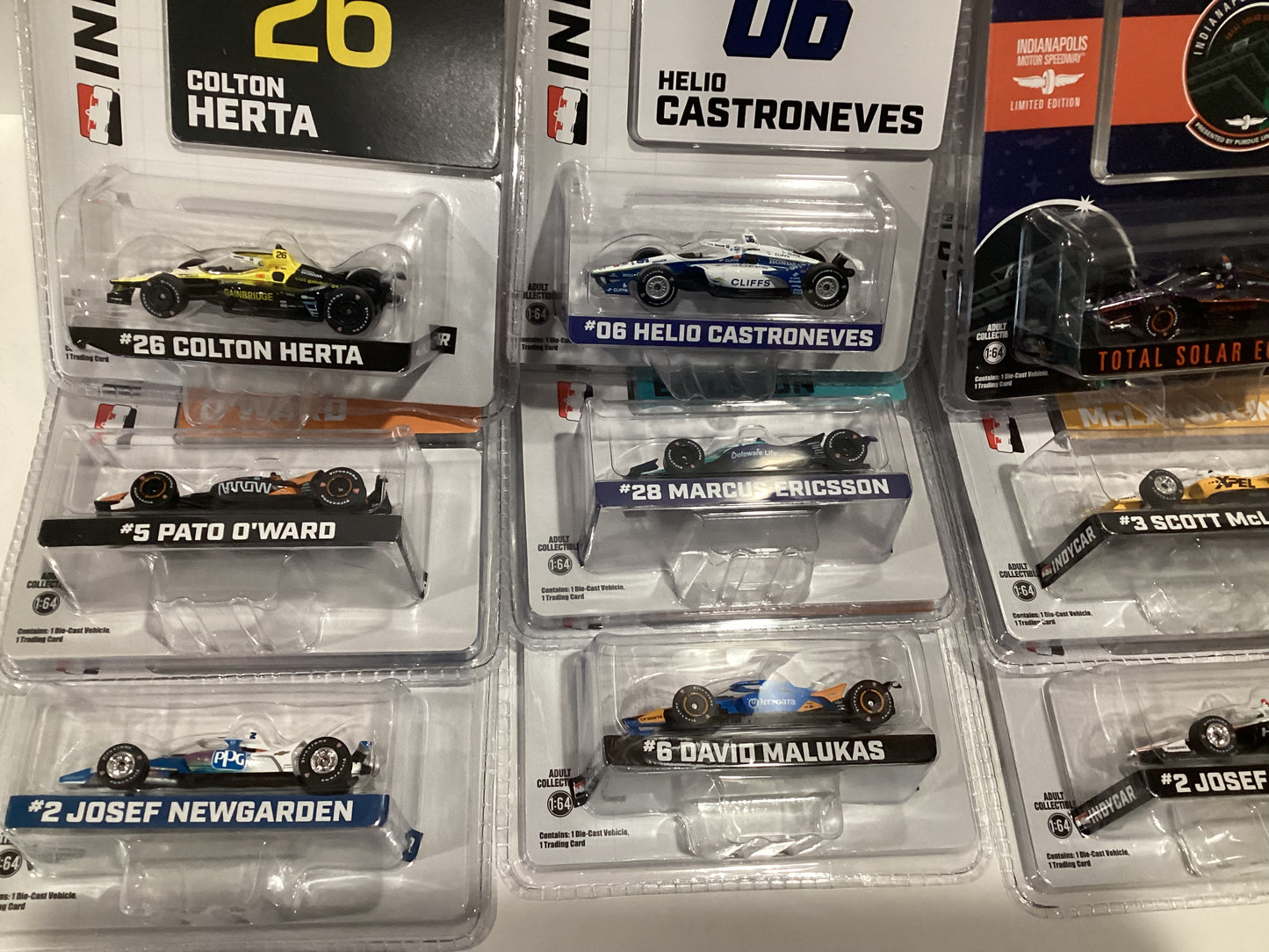 1/64 Greenlight 2024 Indy Cars (Lot of 12)