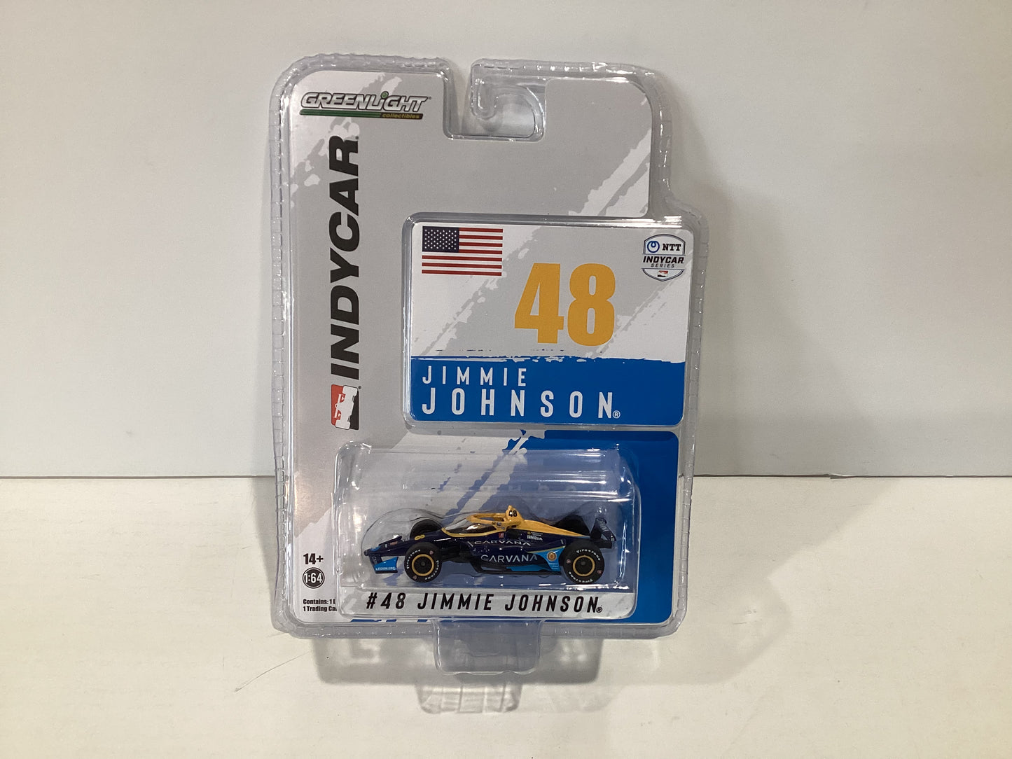 1/64 Greenlight #48 Jimmie Johnson CARVANA 2021 Indy Car