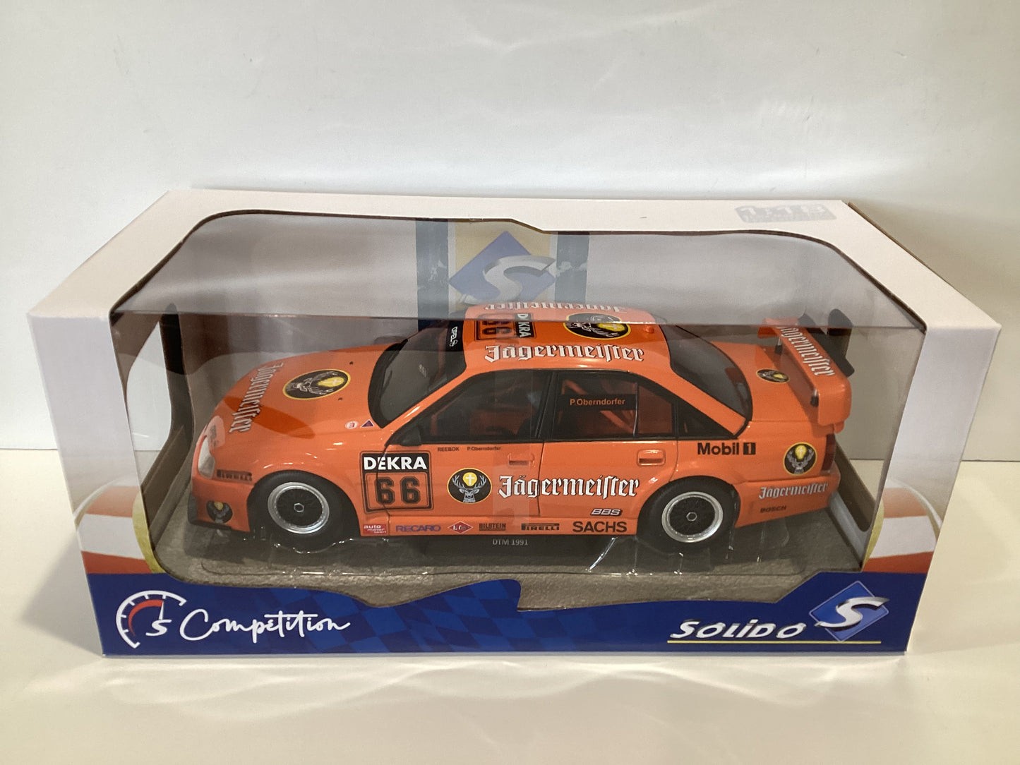 1/18 Solido Opel Omega 3000 24V-DTM 1991 P. Oberndorfer #66