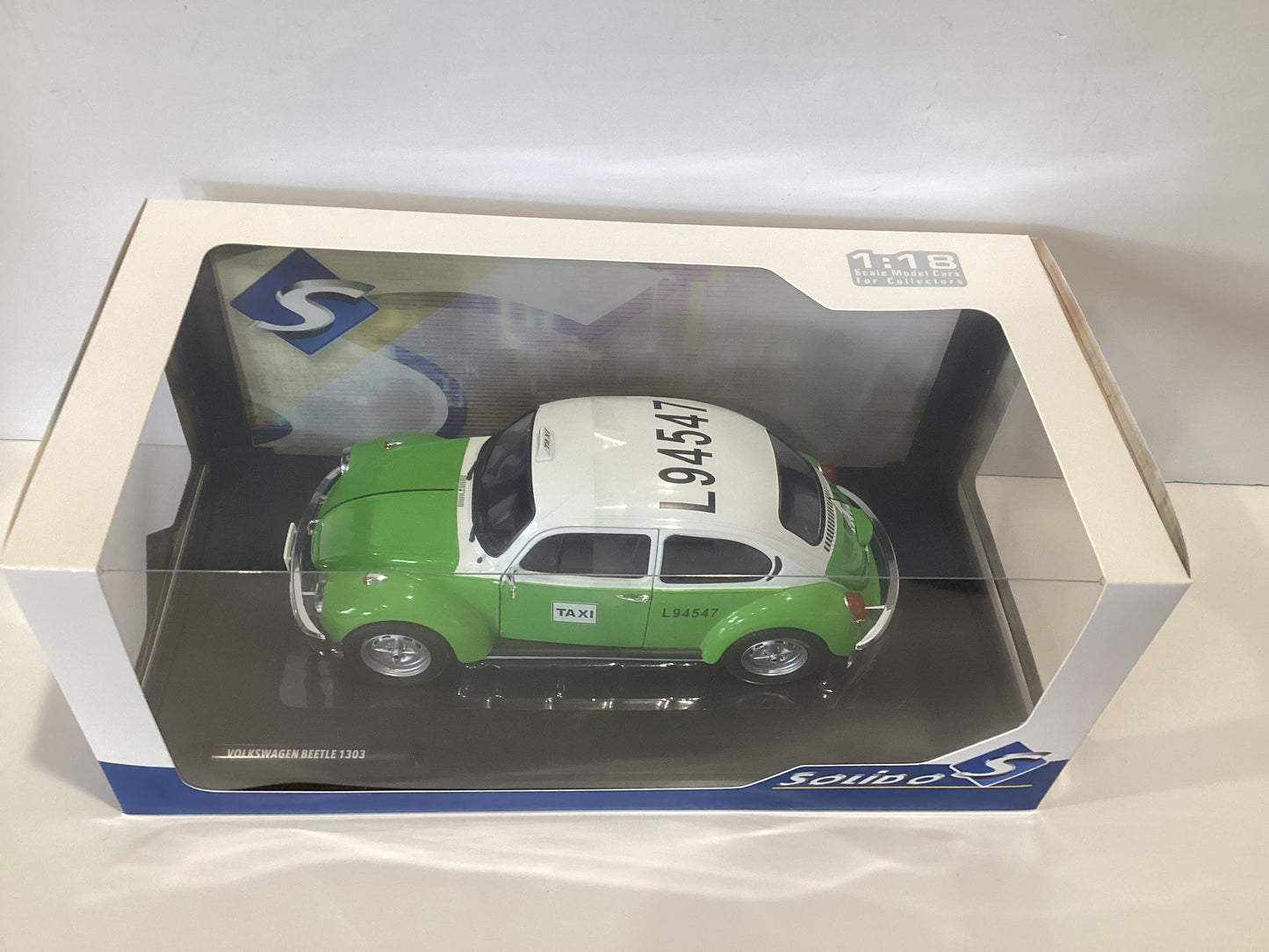 1/18 Solido Volkswagen Beetle 1303 Mexican Taxi 1974