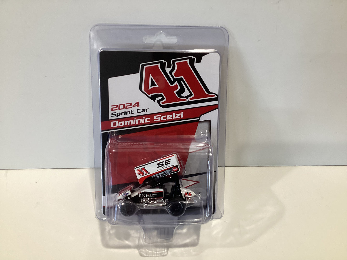 1/64 Auto World Dominic Scelzi #41 SE Inc. 2024 Sprint Car