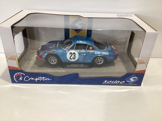 1/18 Solido Alpine A110 1600S Rallye De Monte-Carlo 1972