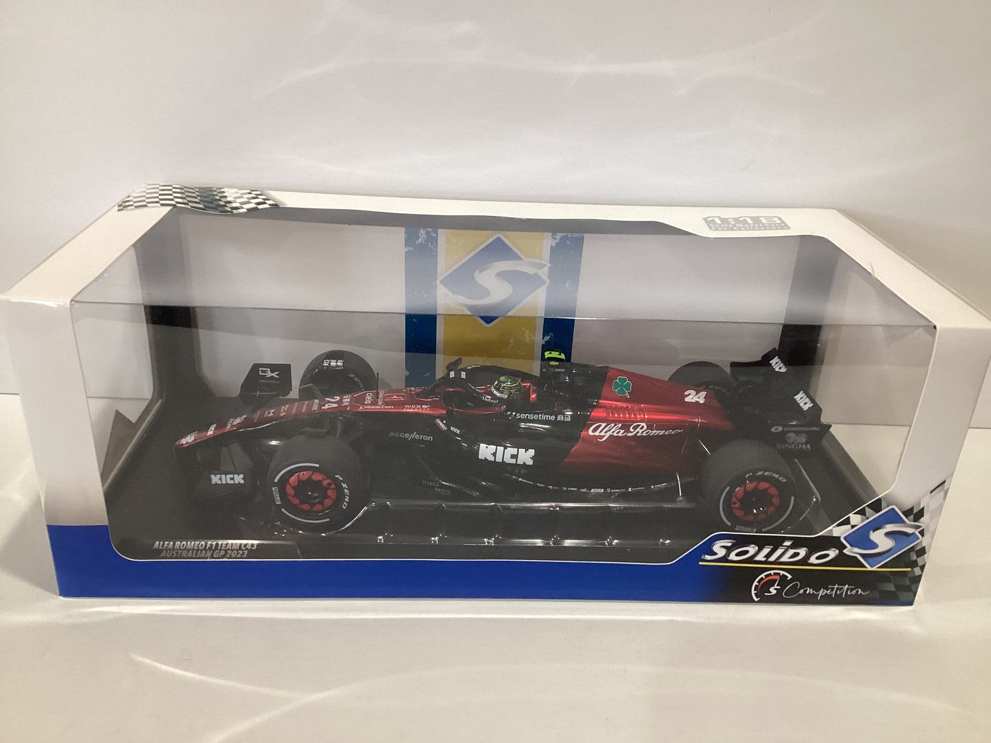 1/18 Solido Alfa Romeo F1 Team C43 Australian GP 2023