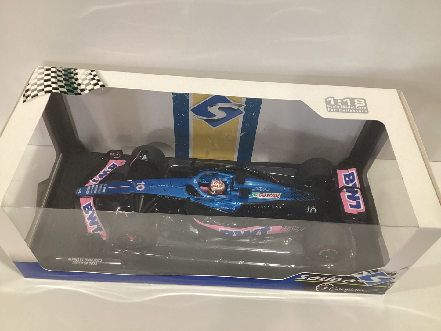 1/18 Solido Alpine F1 Team A523 Dutch GP 2023