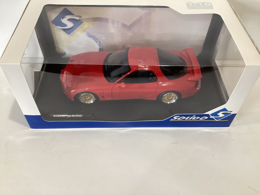 Solido 1/18 1994 Vintage Red Mazda RX7 Type RS