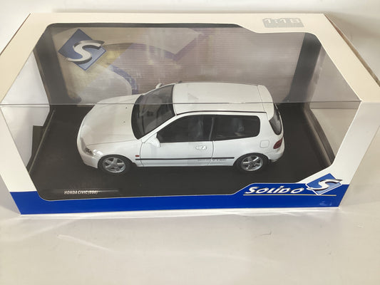 Solido 1/18 1991 Frost White Honda Civic (EG6)