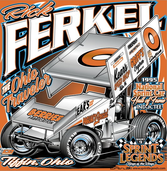 Rick Ferkel #0 Kear's Speed Shop Sprint Legend T-Shirt