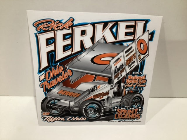 Sprint Legends #0 Rick Ferkel Kears Speed Shop sprint car sticker