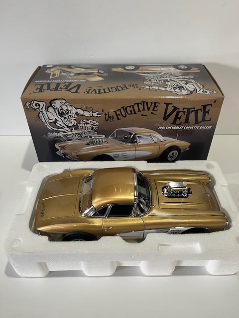 Acme 1/18 1961 Rat Fink The Fugitive Chevy Corvette Gasser